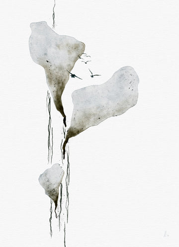 Melting Ice And Birds | Poster