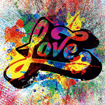Colorful Love Splatter | Poster