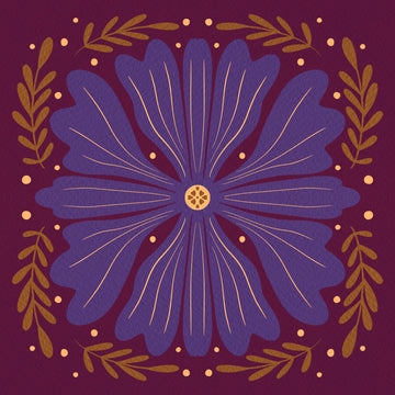 Rich Purple Bloom | Canvas