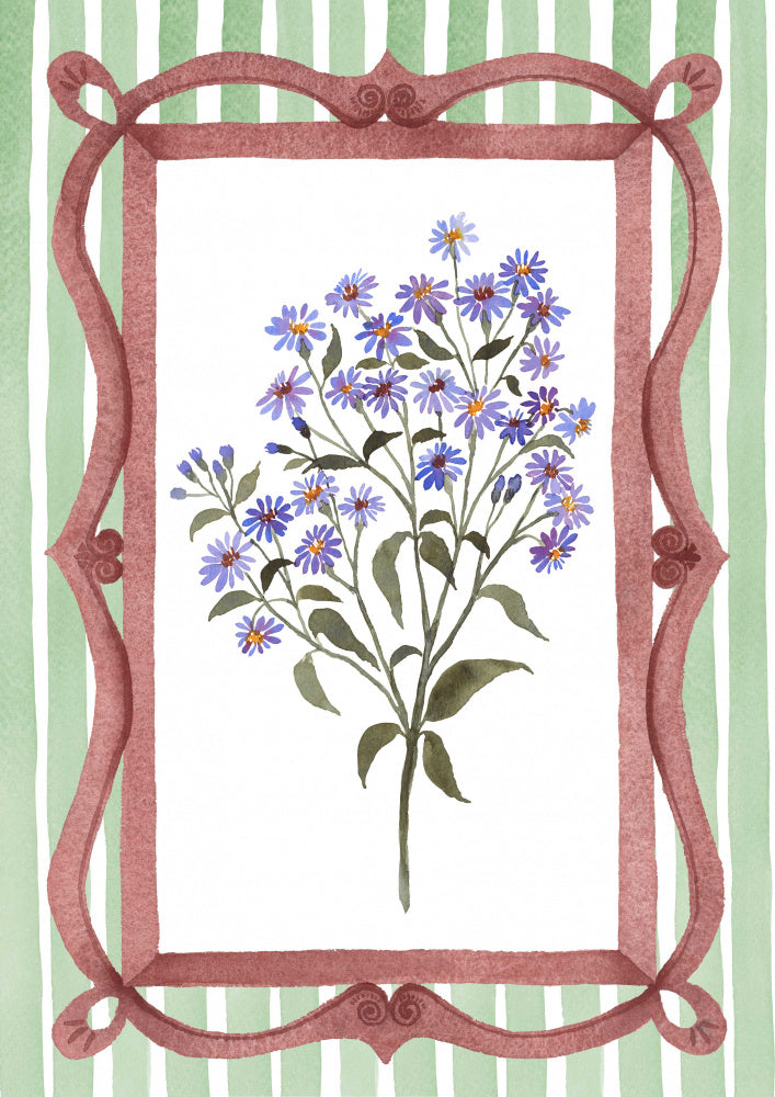 Delicate Floral Frame | Canvas