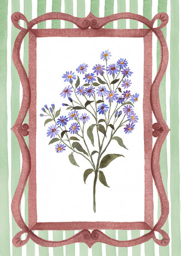 Delicate Floral Frame | Canvas