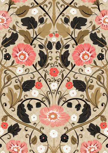 Vintage Floral Pattern | Canvas
