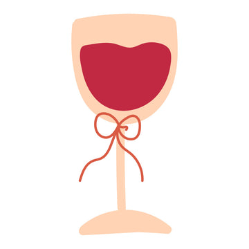 Romantic Red Wine Glass | Poster