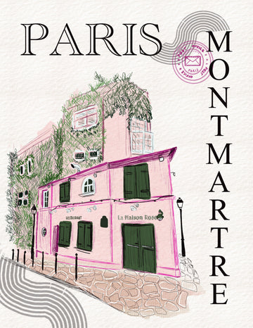 La Maison Rose Montmartre Paris | Poster