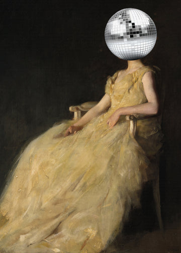 Elegant Disco Portrait | Canvas