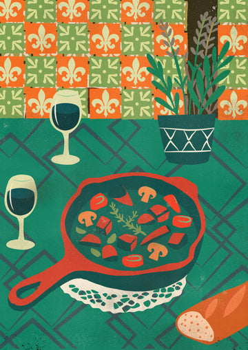 Cozy French Dinner | Canvas