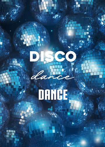 Blue Disco Dance Party | Canvas