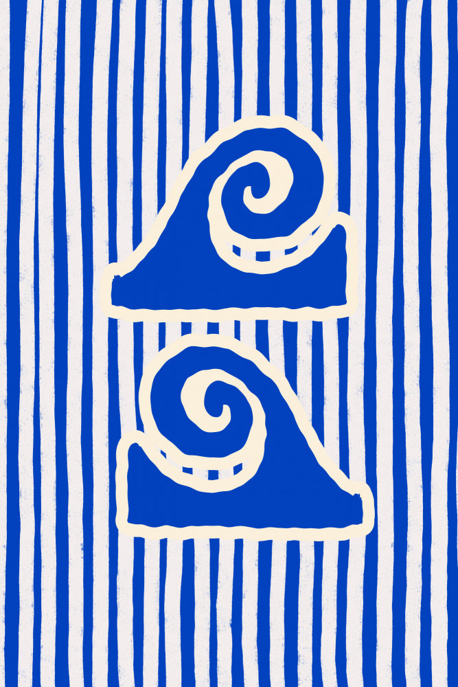 Blue Ocean Waves | Canvas