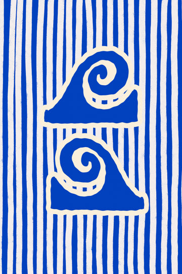 Blue Ocean Waves | Canvas