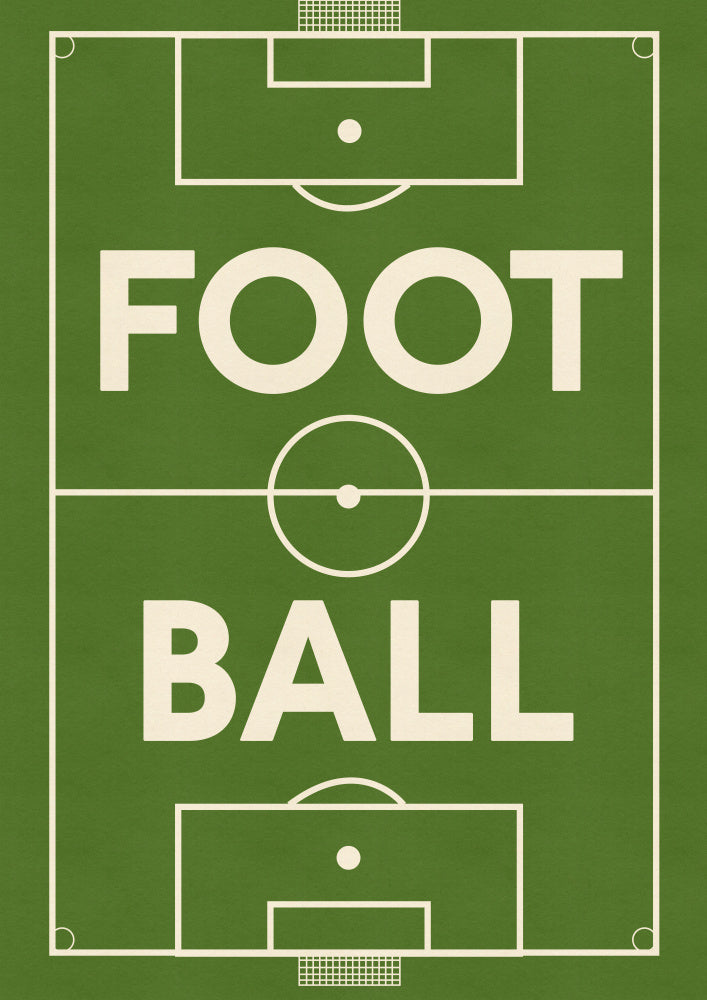 Football Field Layout | Poster