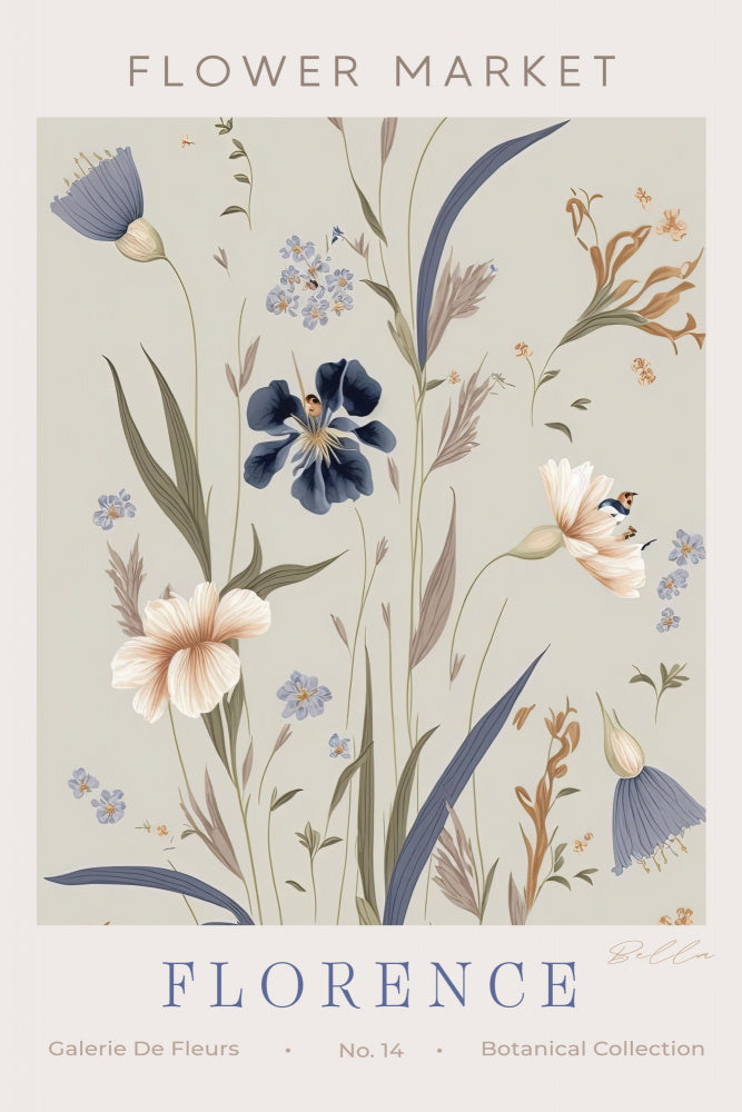 Flower Market Florence | Poster