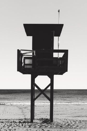 Black And White Beach Stand | Canvas