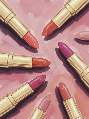 Vibrant Pink Lipsticks | Poster