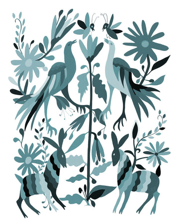Whimsical Forest Life | Canvas
