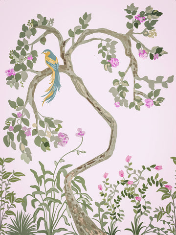 Chinoiserie Bird Blossoms | Canvas