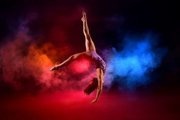 Dynamic Gymnast Leap | Canvas