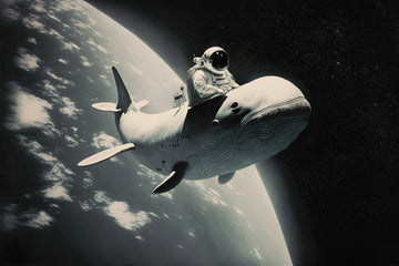 Cosmic Whale Ride | Poster