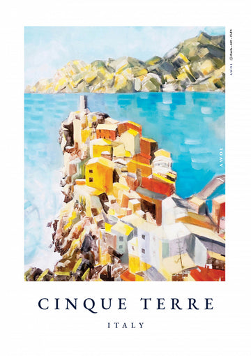 Colorful Cinque Terre Italy | Canvas