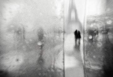 Blurred Paris Romance | Poster