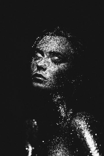 Glittering Woman Portrait | Poster