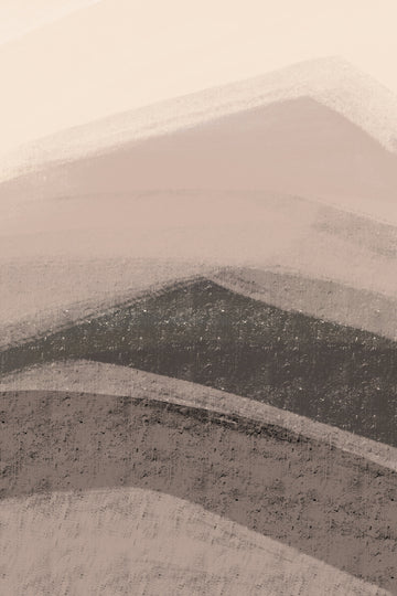 Muted Mountain Abstract | Poster