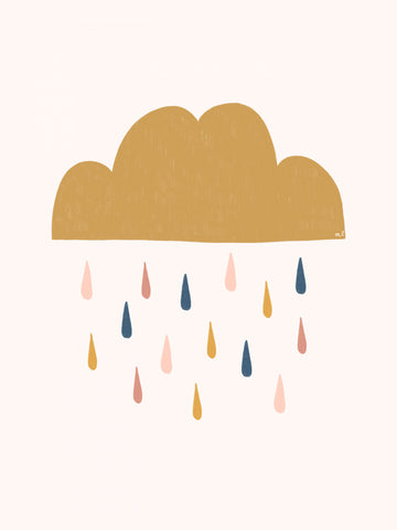 Colorful Rain Cloud | Poster