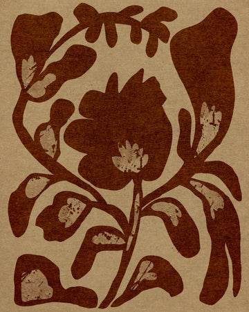Earthy Floral Motif | Poster