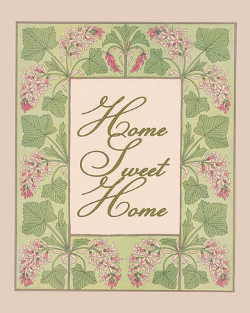 Floral Home Sweet Home | Canvas