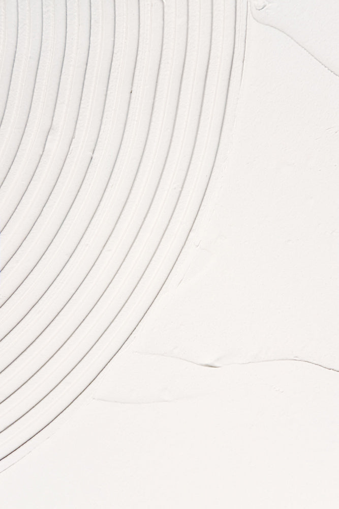 Curved White Texture | Poster