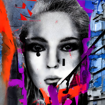 Vibrant Abstract Portrait | Canvas