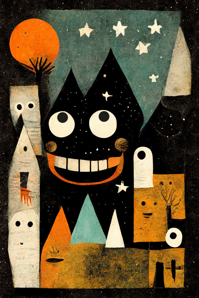 Whimsical Nightscape | Canvas