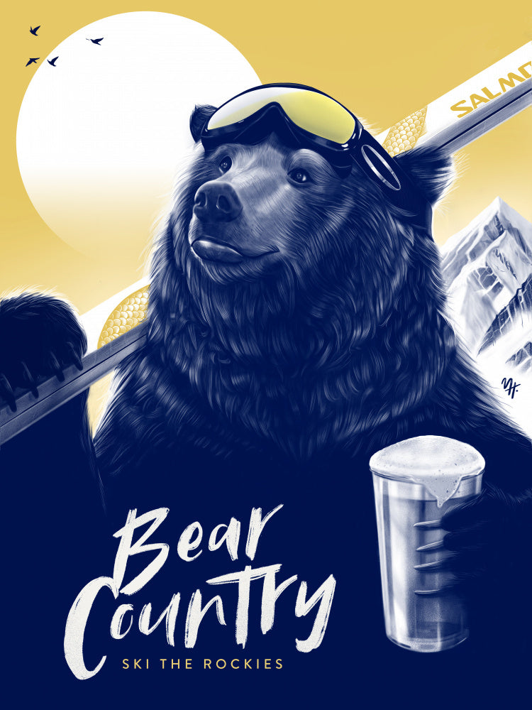 Après Ski Bear | Canvas