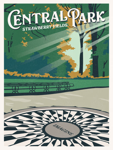 Strawberry Fields Imagine Mosaic | Poster