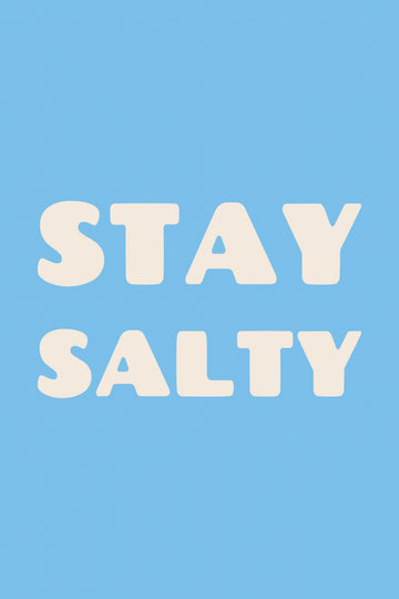 Stay Salty Quote | Canvas