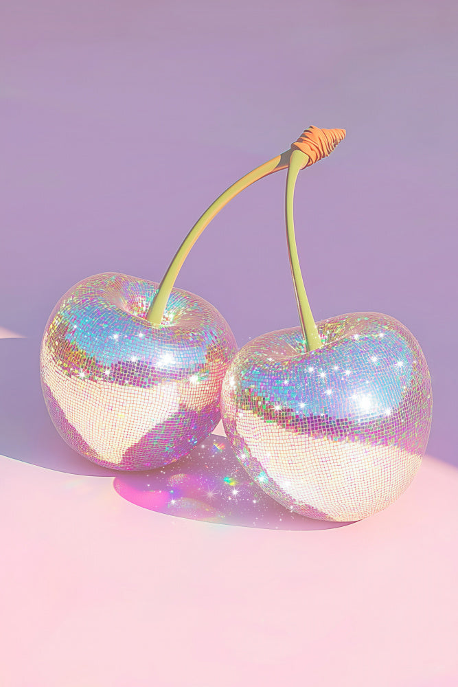 Sparkling Disco Cherries | Poster