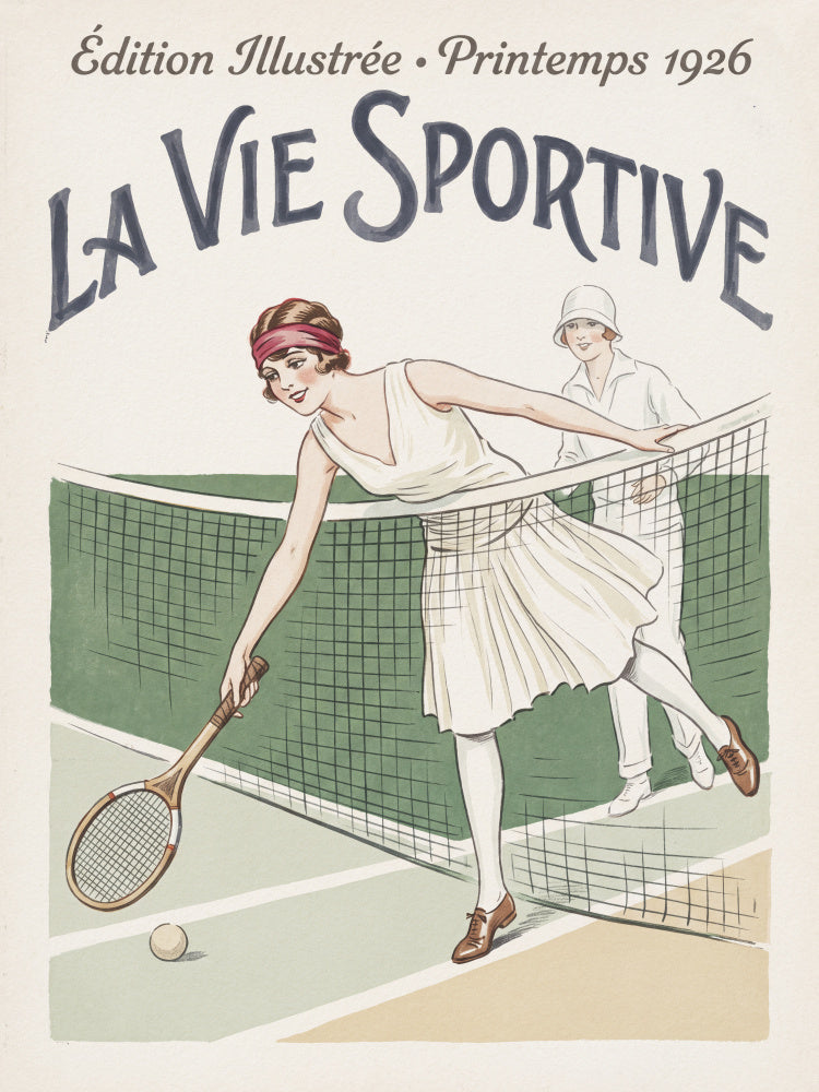 1920s Tennis Fashion | Poster