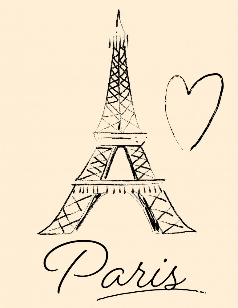 Eiffel Tower Paris Love | Canvas