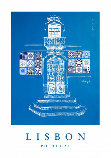 Lisbon Azulejo Facade | Canvas