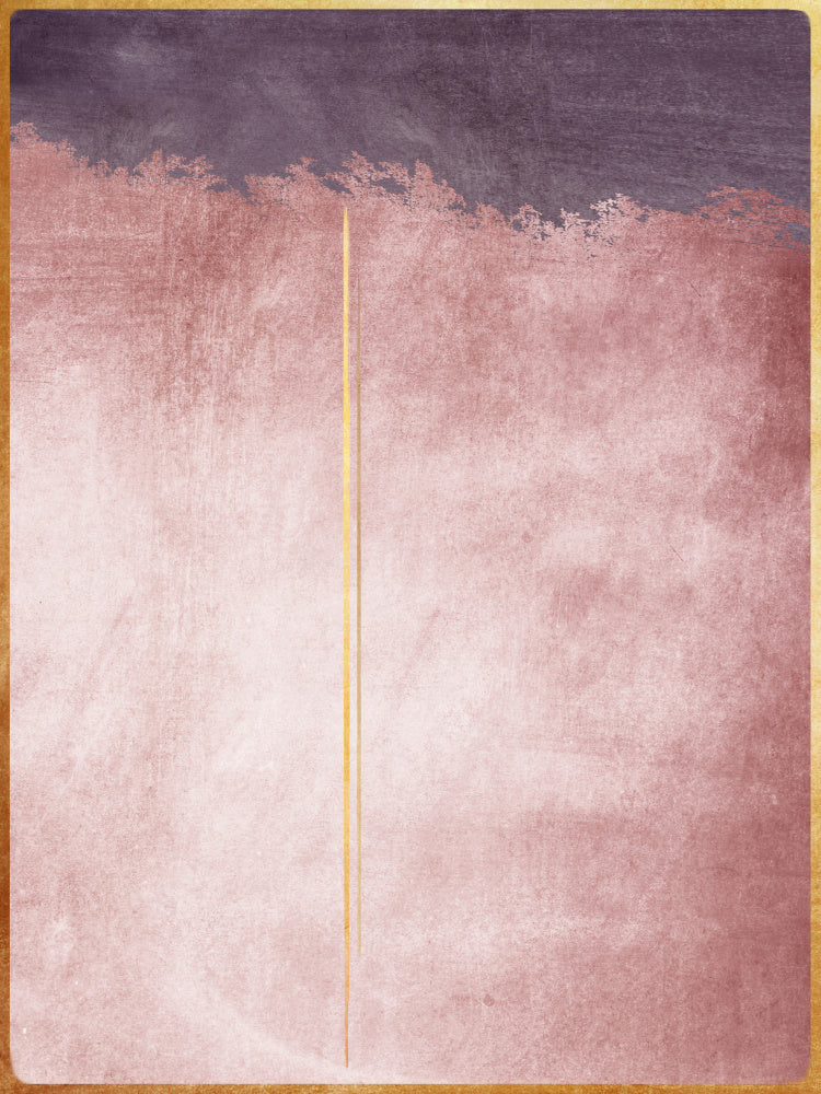 Blush Purple Gold Stripe | Canvas