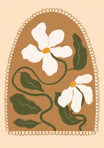 Boho Floral Arch | Poster