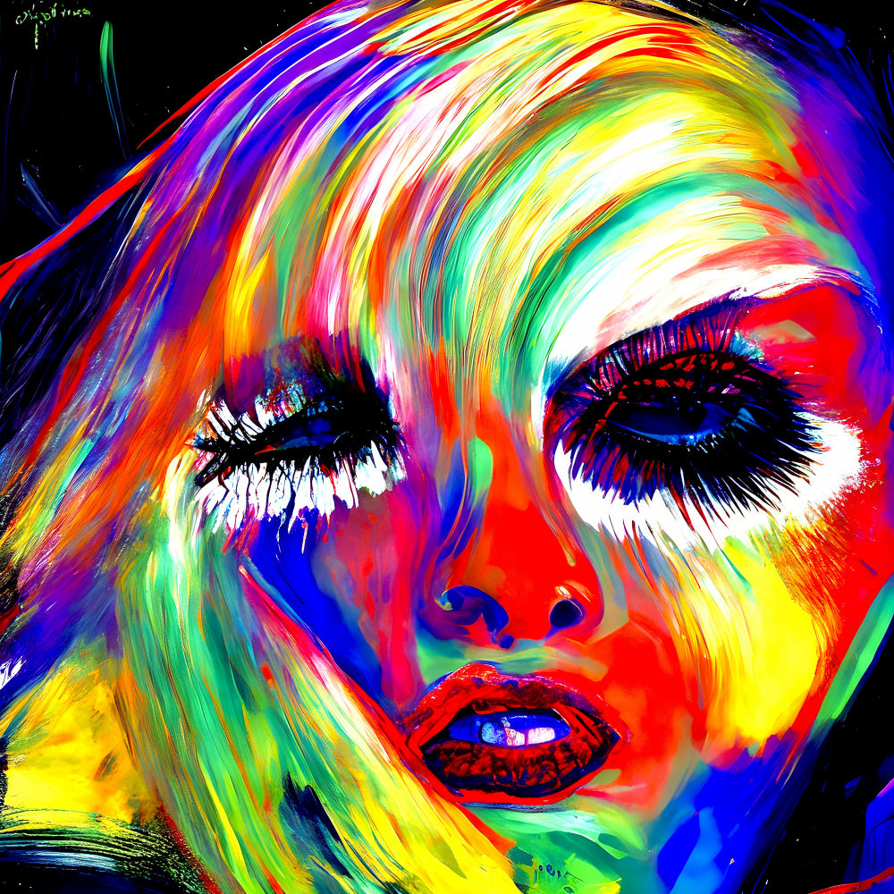 Vibrant Pop Art Portrait | Canvas