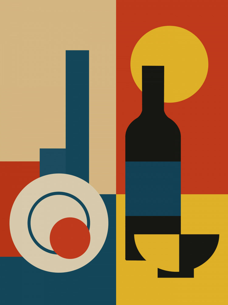 Bold Geometric Dining | Canvas