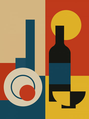 Bold Geometric Dining | Canvas