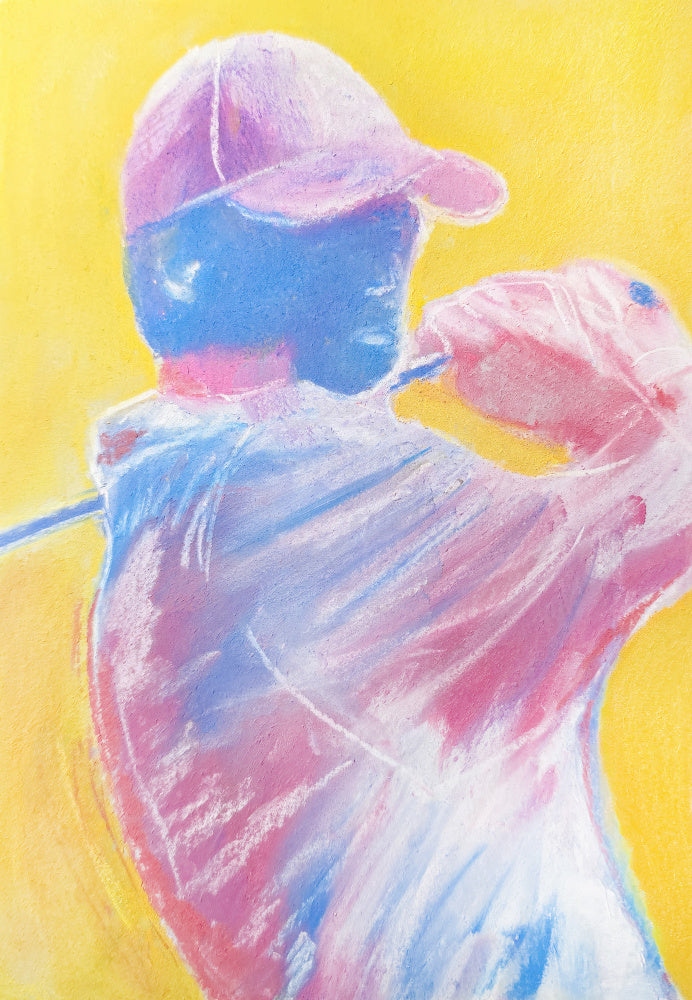 Vibrant Golf Swing | Poster