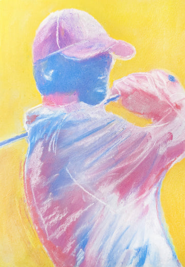 Vibrant Golf Swing | Poster