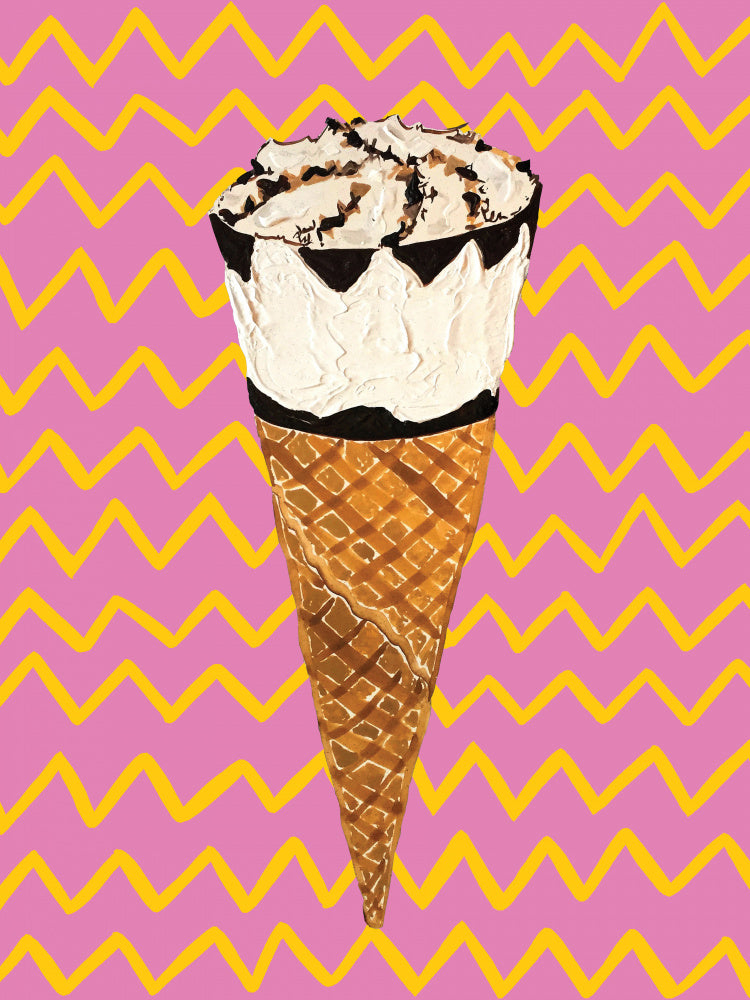 Pop Art Ice Cream Cone | Canvas