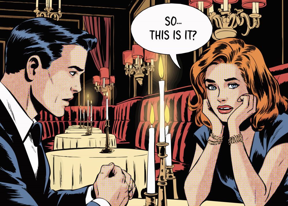 Dramatic Dinner Date | Canvas