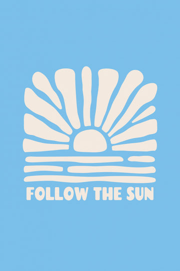 Follow The Sun Waves | Canvas