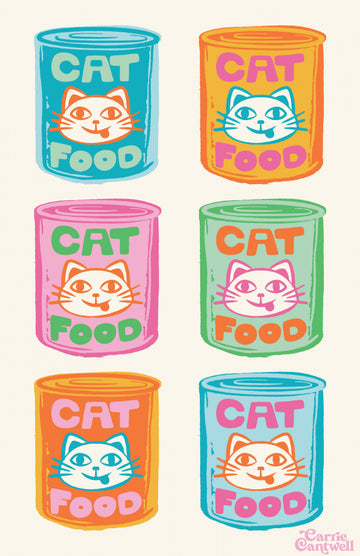 Pop Art Cat Food | Poster