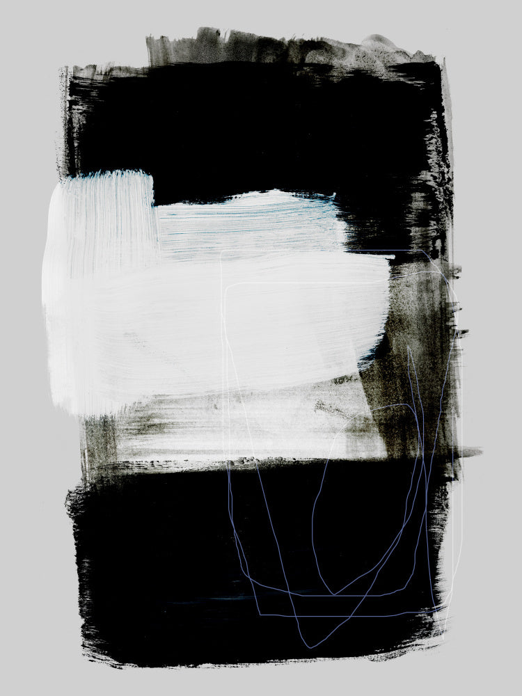 Abstract Brush Strokes 130 | Poster